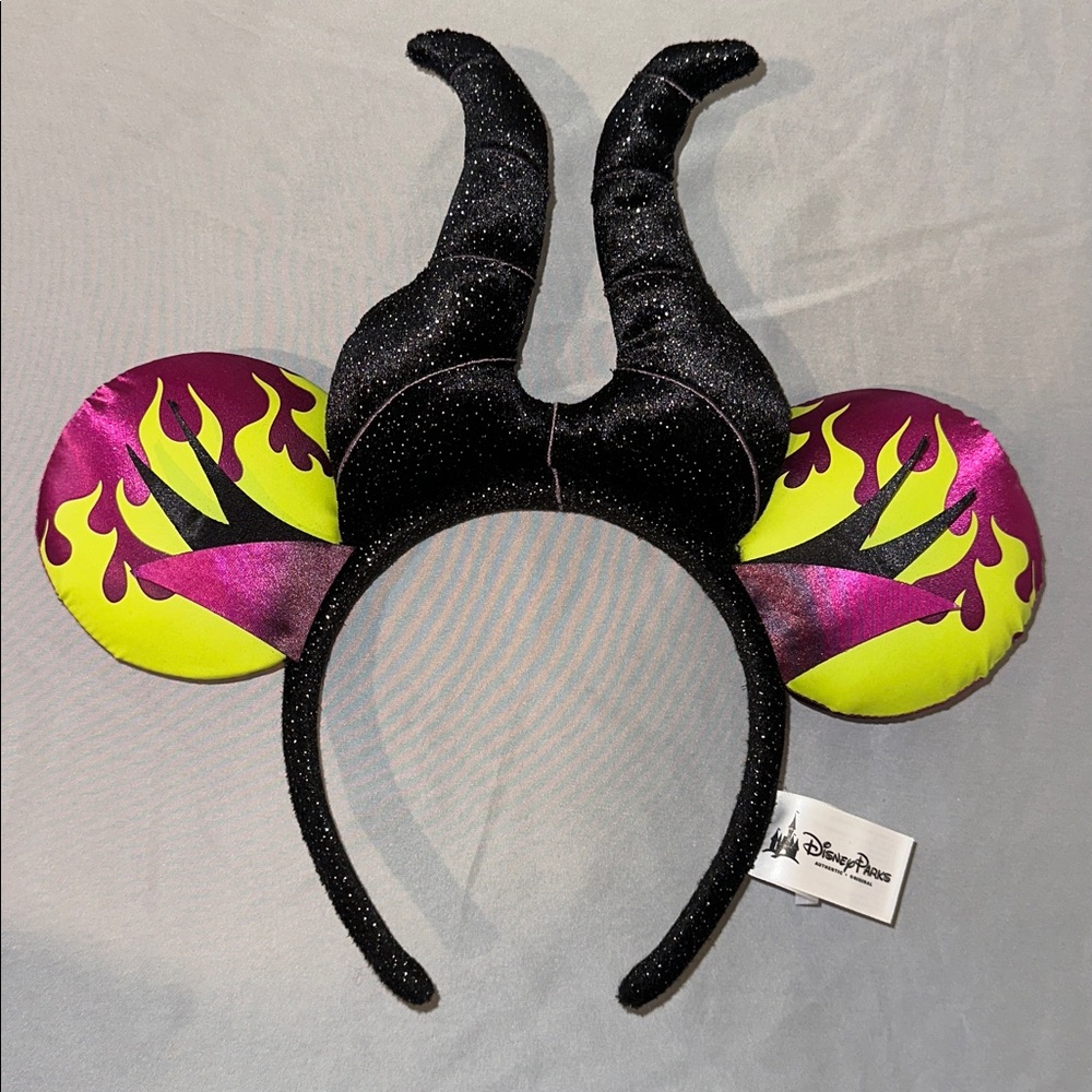 Disney Black and Purple Horned Maleficent Headband